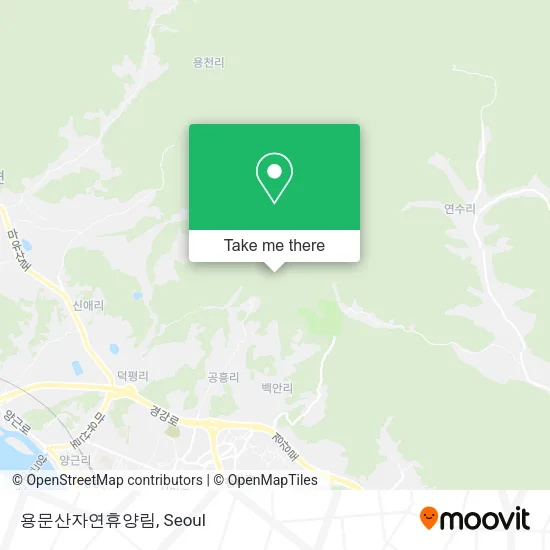 용문산자연휴양림 map