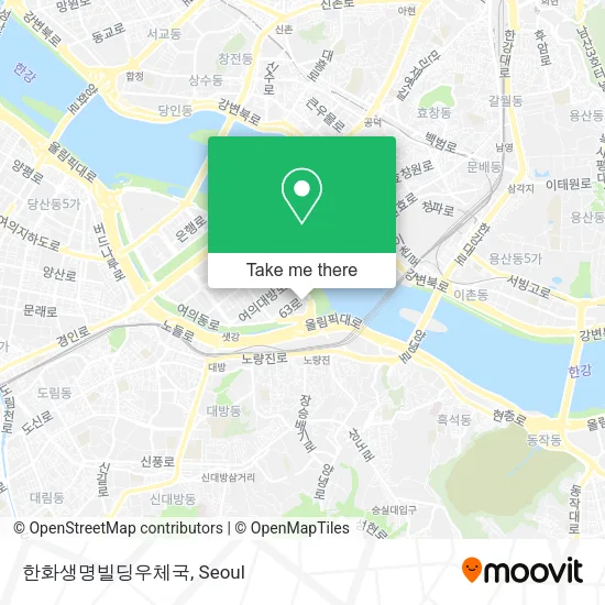 한화생명빌딩우체국 map
