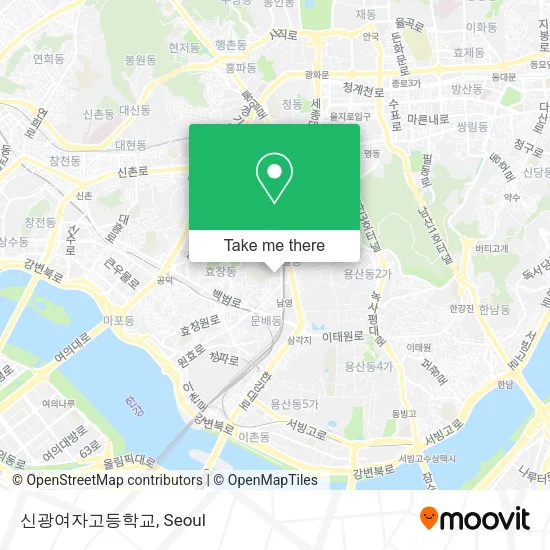 신광여자고등학교 map