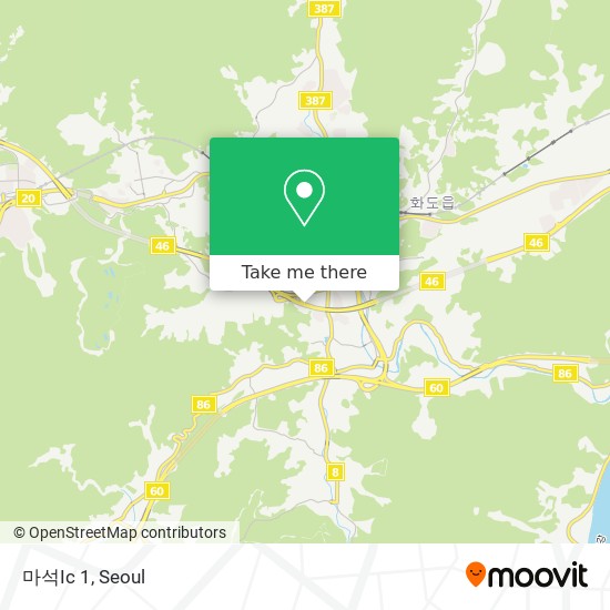 How to get to 마석Ic 1 (Maseok Ic 1) in 남양주시, 경기도 by Bus or Subway | Moovit