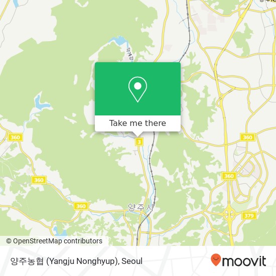 양주농협 (Yangju Nonghyup) map