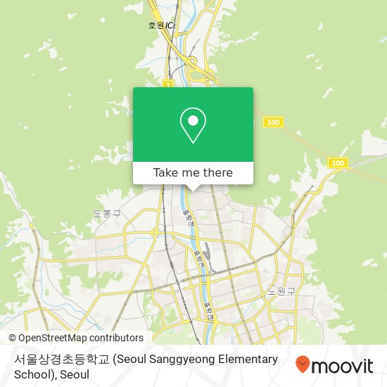 서울상경초등학교 (Seoul Sanggyeong Elementary School) map