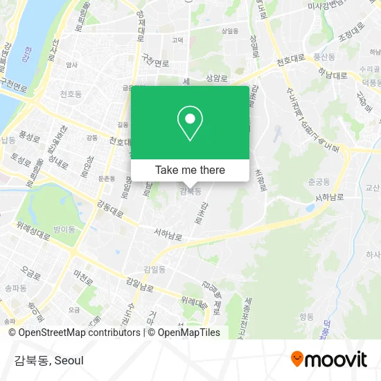 감북동 map