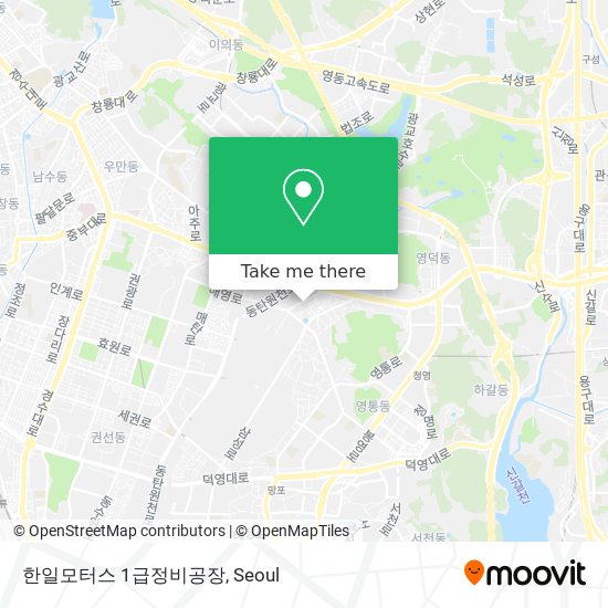 한일모터스 1급정비공장 map