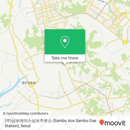 (주)삼보에이스삼보주유소 (Sambo Ace Sambo Gas Station) map