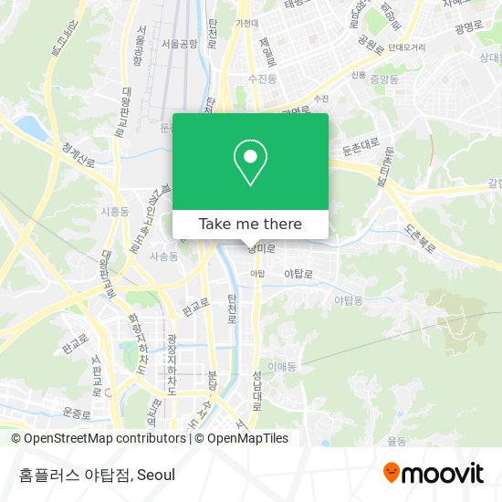홈플러스 야탑점 map