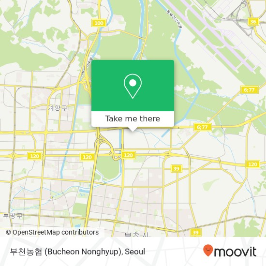 부천농협 (Bucheon Nonghyup) map