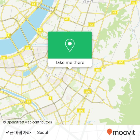 오금대림아파트 map