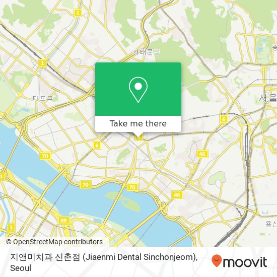 지앤미치과 신촌점 (Jiaenmi Dental Sinchonjeom) map