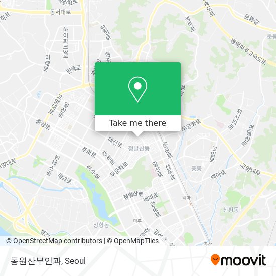 동원산부인과 map