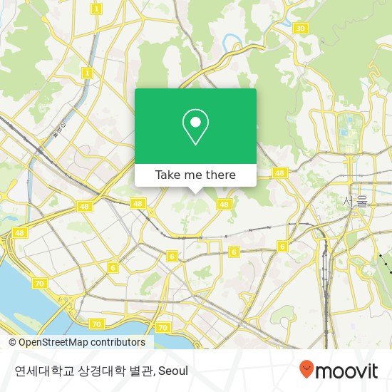 연세대학교 상경대학 별관 map