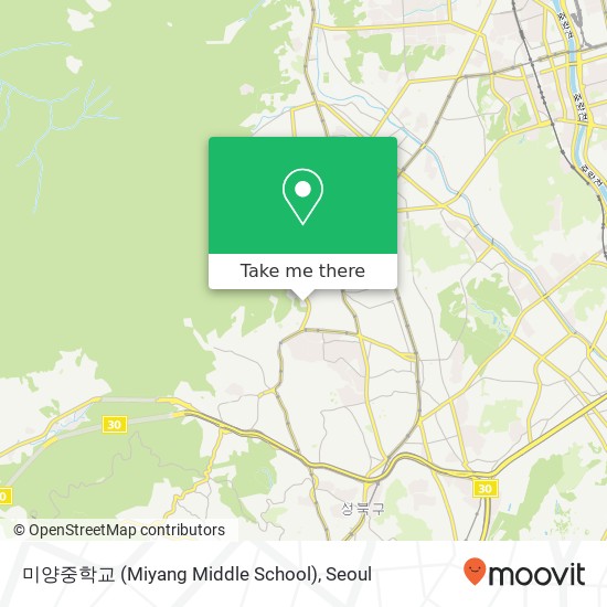 미양중학교 (Miyang Middle School) map