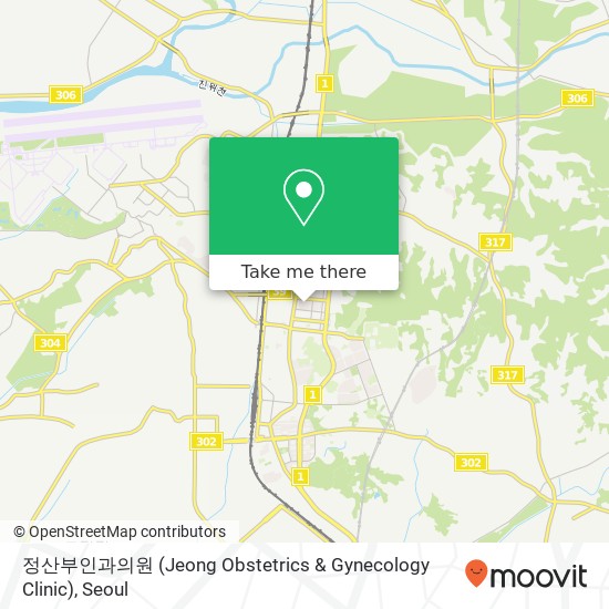 정산부인과의원 (Jeong Obstetrics & Gynecology Clinic) map