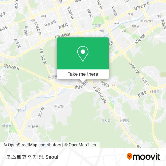 코스트코 양재점 map
