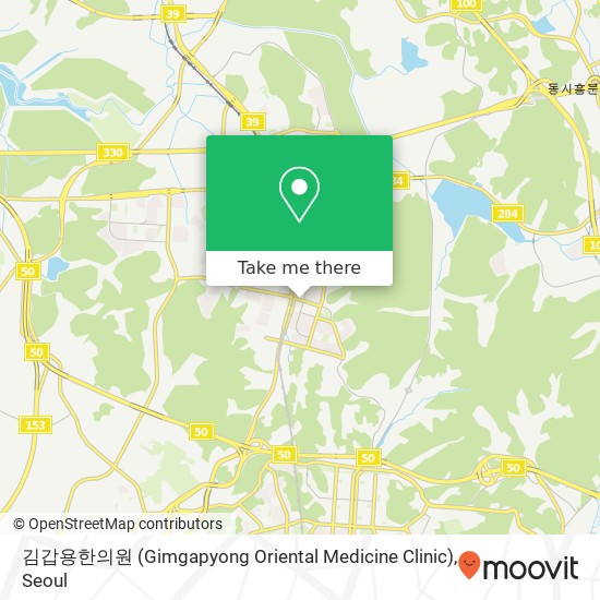 김갑용한의원 (Gimgapyong Oriental Medicine Clinic) map