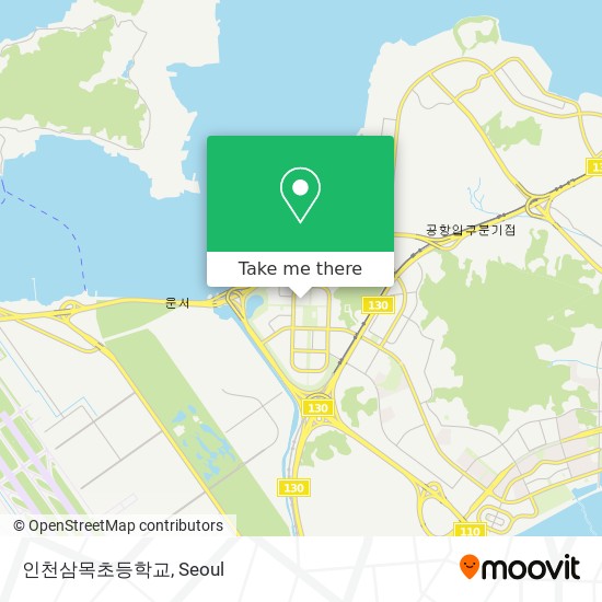 인천삼목초등학교 map