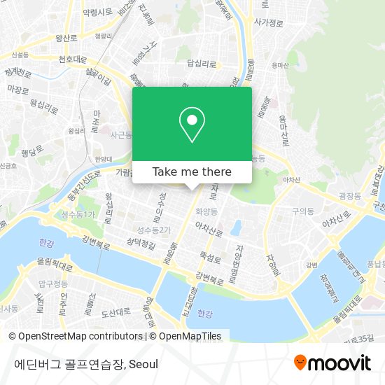 에딘버그 골프연습장 map