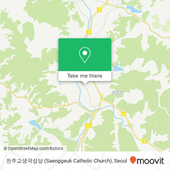 천주교생극성당 (Saenggeuk Catholic Church) map