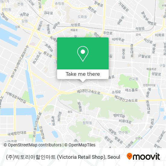 (주)빅토리아할인마트 (Victoria Retail Shop) map