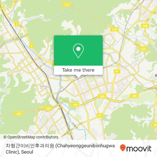 차형근이비인후과의원 (Chahyeonggeunibiinhugwa Clinic) map