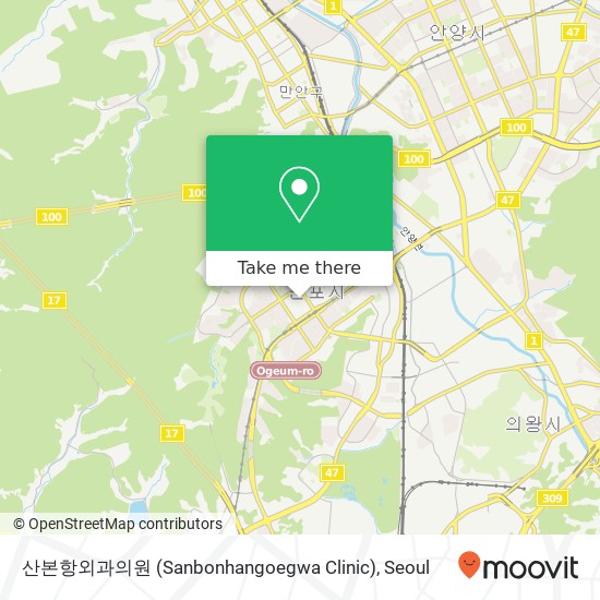 산본항외과의원 (Sanbonhangoegwa Clinic) map