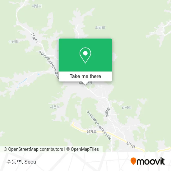 수동면 map