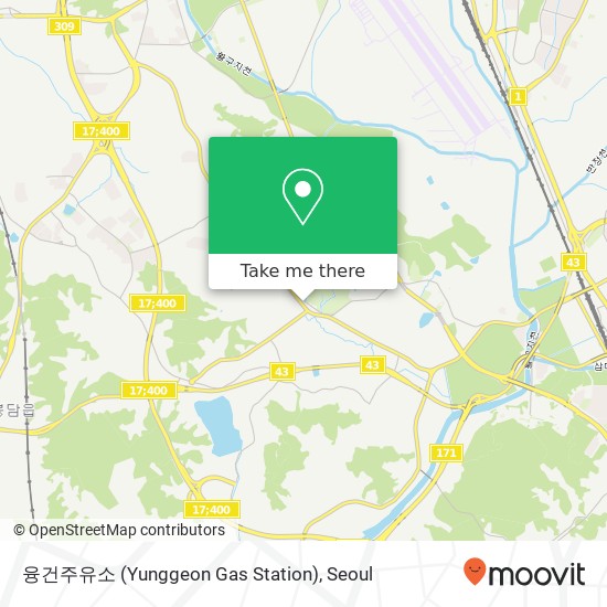융건주유소 (Yunggeon Gas Station) map