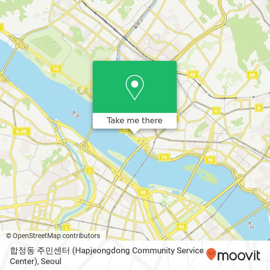 합정동 주민센터 (Hapjeongdong Community Service Center) map