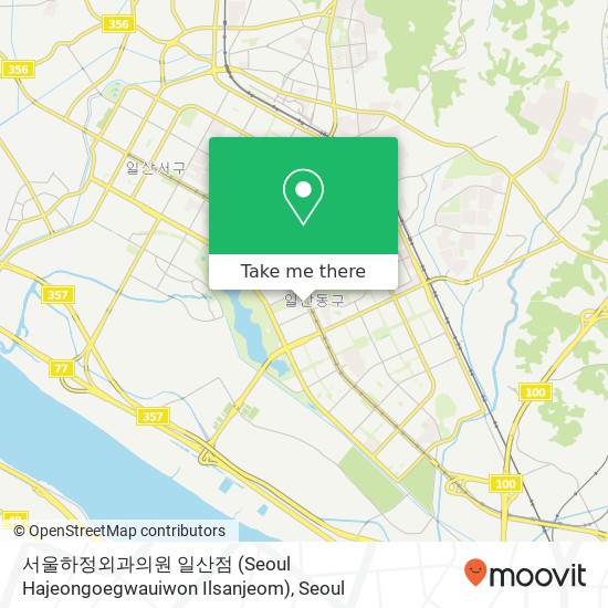 서울하정외과의원 일산점 (Seoul Hajeongoegwauiwon  Ilsanjeom) map