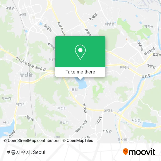 보통저수지 map