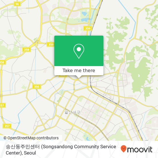 송산동주민센터 (Songsandong Community Service Center) map