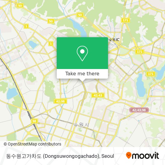 동수원고가차도 (Dongsuwongogachado) map