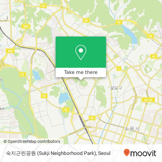 숙지근린공원 (Sukji Neighborhood Park) map