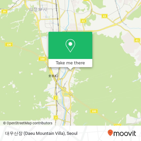 대우산장 (Daeu Mountain Villa) map