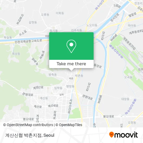 계산신협 박촌지점 map