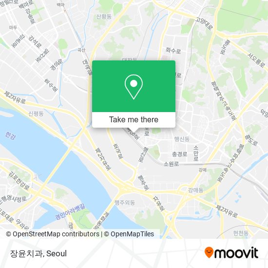 장윤치과 map