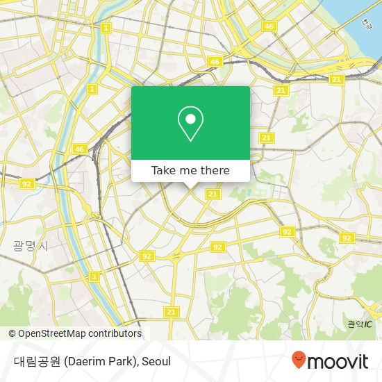 대림공원 (Daerim Park) map