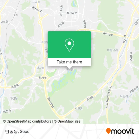 만송동 map