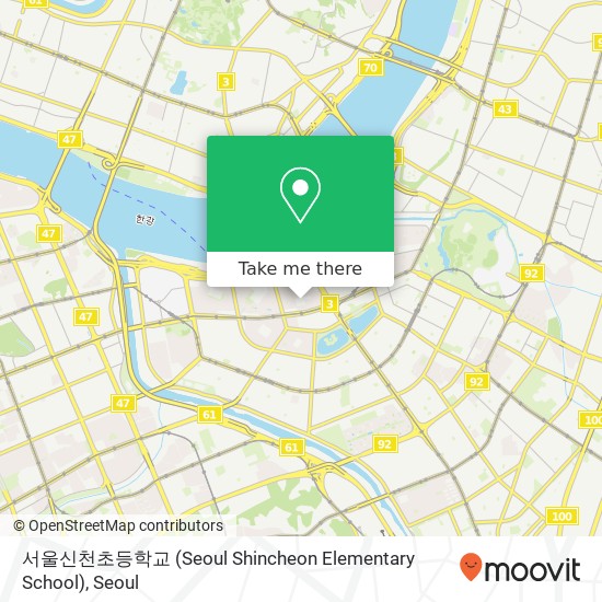 서울신천초등학교 (Seoul Shincheon Elementary School) map