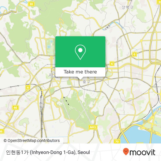 인현동1가 (Inhyeon-Dong 1-Ga) map