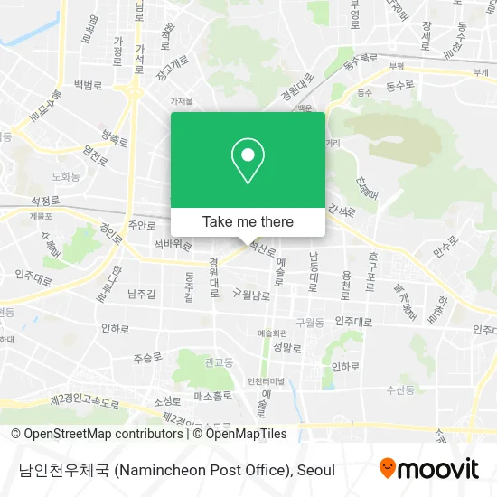 남인천우체국 (Namincheon Post Office) map