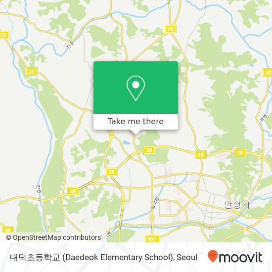 대덕초등학교 (Daedeok Elementary School) map