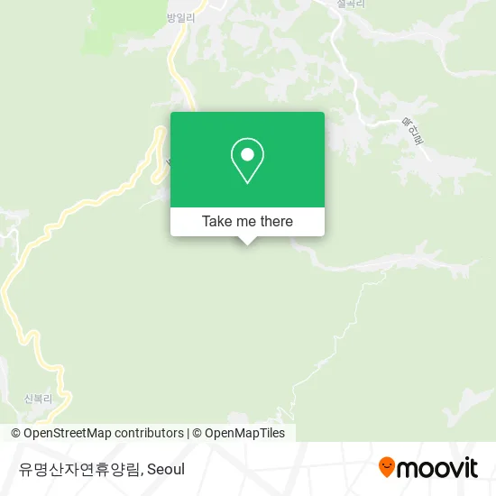 유명산자연휴양림 (Yumyeongsan Forest) map