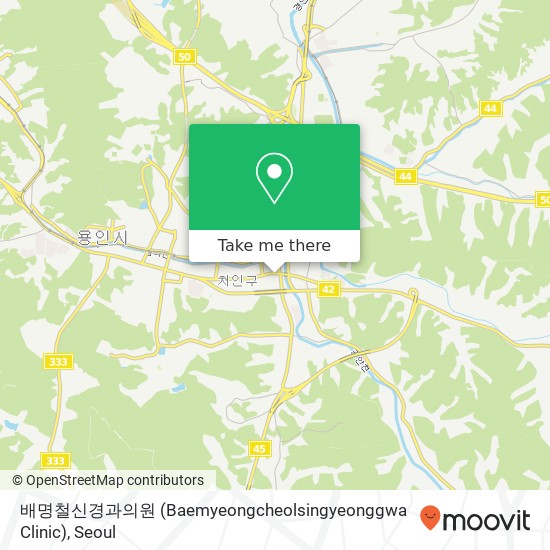 배명철신경과의원 (Baemyeongcheolsingyeonggwa Clinic) map