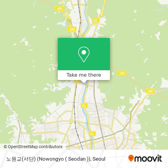 노원교(서단) (Nowongyo ( Seodan )) map