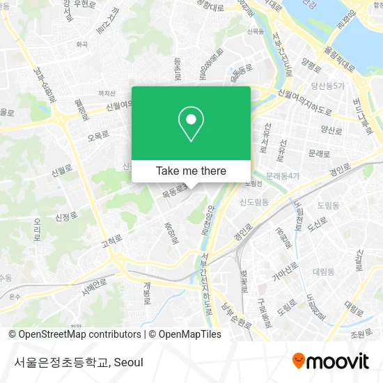 서울은정초등학교 map