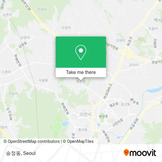 송정동 map