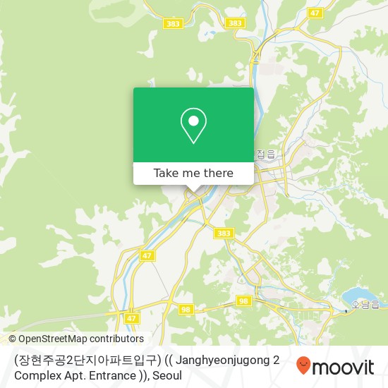 (장현주공2단지아파트입구) (( Janghyeonjugong 2 Complex Apt. Entrance )) map