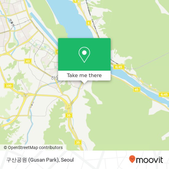 구산공원 (Gusan Park) map