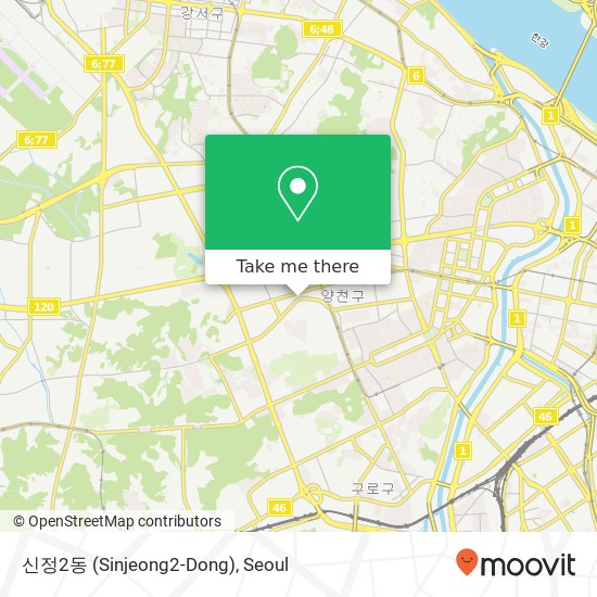 신정2동 (Sinjeong2-Dong) map